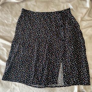 Reformation Black Confetti Skirt Size 8